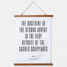 Ellen G. White quotes about Jesus coming  Poster