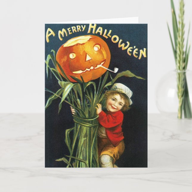 Ellen H. Clapsaddle: A Merry Halloween Card (Front)