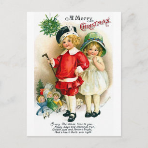 Ellen H. Clapsaddle: Boy and Girl with Toys Postcard