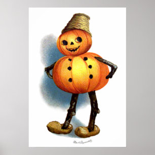 Ellen H. Clapsaddle: Pumpkin Boy Poster