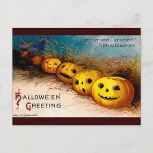 Ellen H. Clapsaddle: Pumpkin Row Postcard