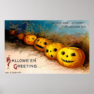 Ellen H. Clapsaddle: Pumpkin Row Poster