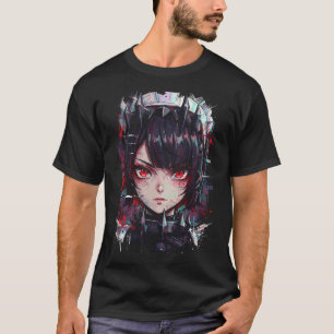 Ellen Joe ZZZ Shark Tail Scissors Maid Outfit Art T-Shirt