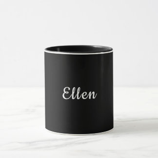 Ellen Name typography Personalised Gift Mug