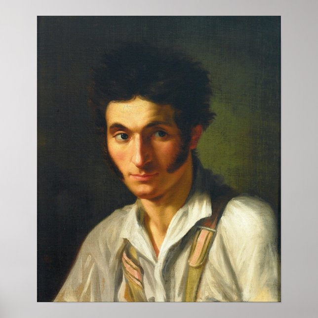 Ellenrieder - Portrait Of A Young Man Poster (Front)