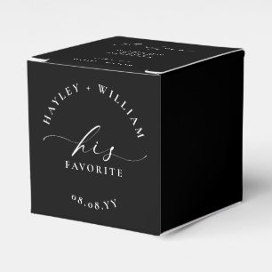Ellesmere Black His Favourite Favour Box