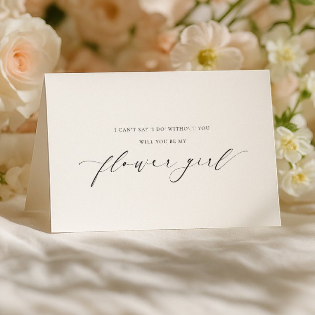 Ellesmere Flower Girl Proposal Folded Card (Creator Uploaded)