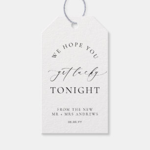 Ellesmere Get Lucky Tonight Lottery Ticket Wedding Gift Tags