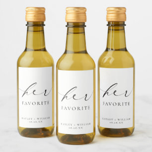 Ellesmere Her Favourite Favour Wine Label