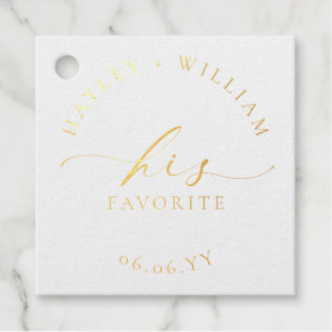 Ellesmere His Favourite Favour Tags