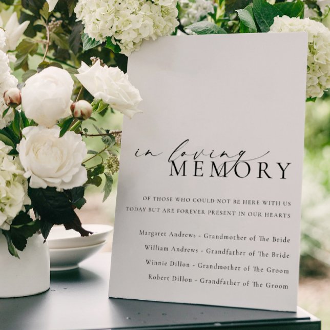 Ellesmere In Loving Memory Wedding Poster (Creator Uploaded)
