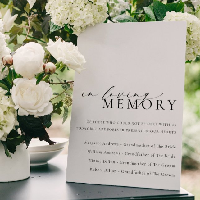 Ellesmere In Loving Memory Wedding Poster (Creator Uploaded)