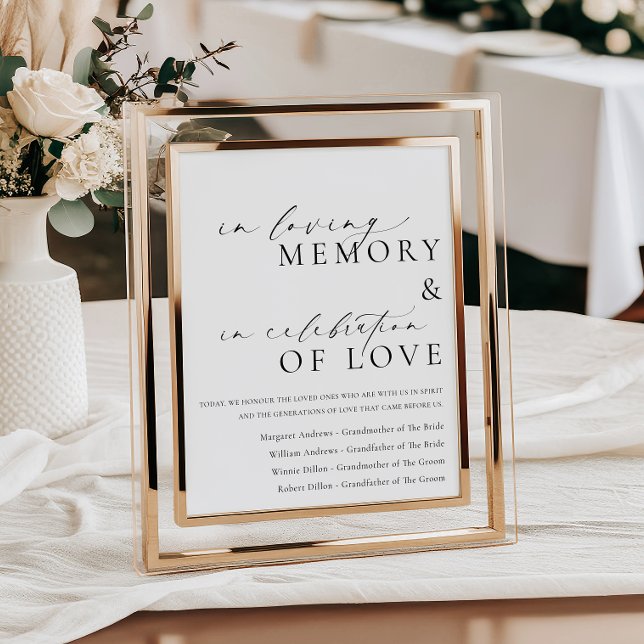 Ellesmere In Loving Memory Wedding Poster (Creator Uploaded)