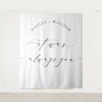 Ellesmere It Was Always You Wedding Backdrop