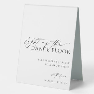 Ellesmere Light Up The Dance Floor Glow Stick Sign