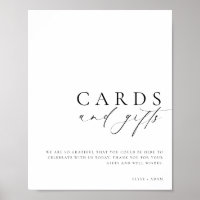 Ellesmere Minimalist Cards and Gifts Sign
