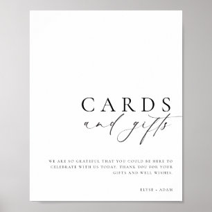 Ellesmere Minimalist Cards and Gifts Sign