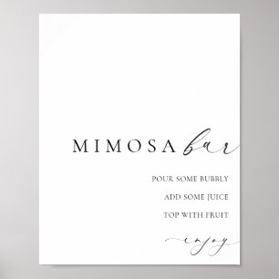 Ellesmere Minimalist Mimosa Bar Sign