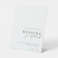 Ellesmere Minimalist Wedding Guest Book