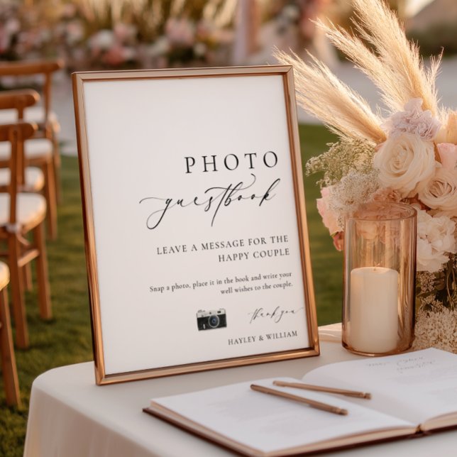 Ellesmere Modern Minimal Photo Guestbook (Creator Uploaded)