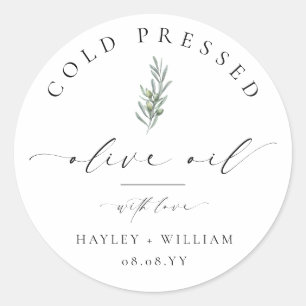 Ellesmere Olive Oil Classic Round Sticker