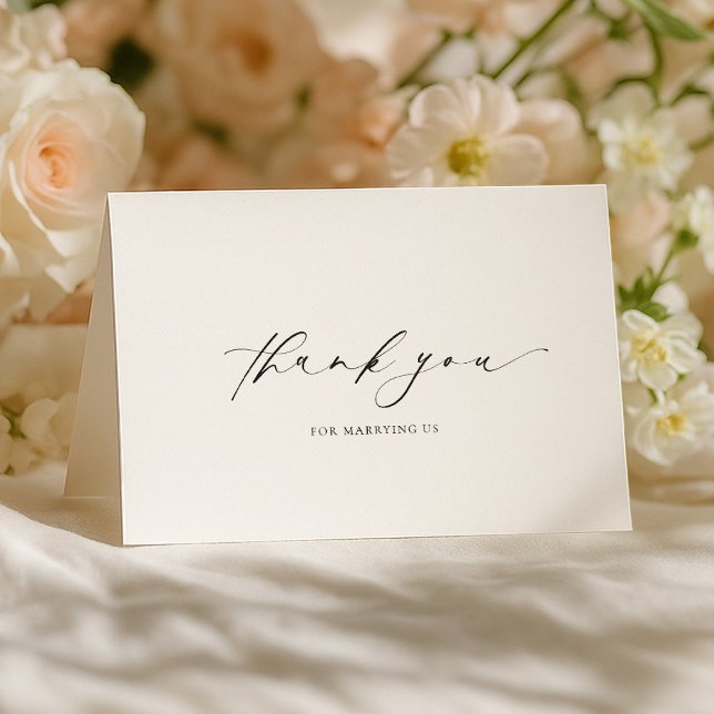 Ellesmere Thank You For Marrying Us Wedding Day Card (Creator Uploaded)