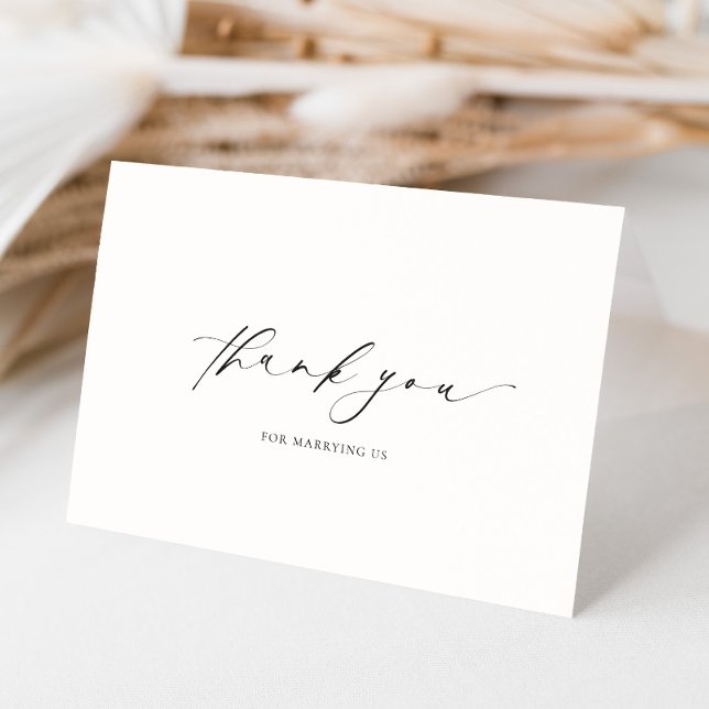 Ellesmere Thank You For Marrying Us Wedding Day Card (Creator Uploaded)