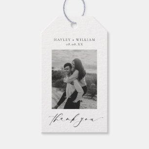 Ellesmere Thank You Photo Favour Gift Tags