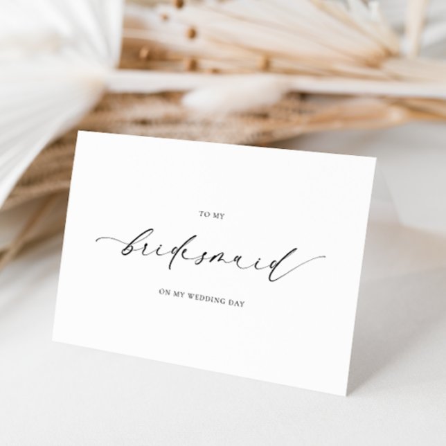 Ellesmere To My Bridesmaid Wedding Day Card (Ellesmere To My Bridesmaid Wedding Day Card)