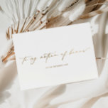 Ellesmere To My Matron Of Honour Wedding Day Foil Card<br><div class="desc">The Ellesmere wedding day card features a modern minimalist design on a white background for a clean and simple look. The script heading is an image that cannot be edited. All of the other text is fully editable. For more advanced customisation of this design, simply select the "Customise It" button...</div>
