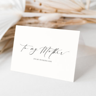 Ellesmere To My Mother Wedding Day Card