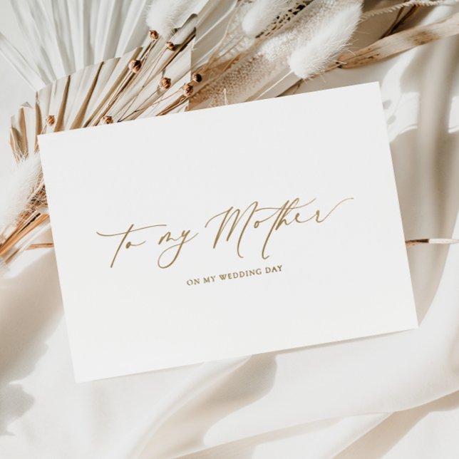 Ellesmere To My Mother Wedding Day Foil Card (To My Mother Wedding Day Ellesmere)