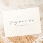 Ellesmere To My Son-In-Law Wedding Day Card<br><div class="desc">The Ellesmere wedding day card features a modern minimalist design on a white background for a clean and simple look. The script heading is an image that cannot be edited. All of the other text is fully editable. For more advanced customisation of this design, simply select the "Customise It" button...</div>