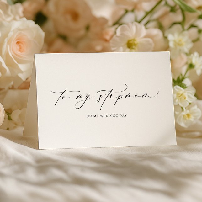 Ellesmere To My Stepmom Wedding Day Card (Creator Uploaded)