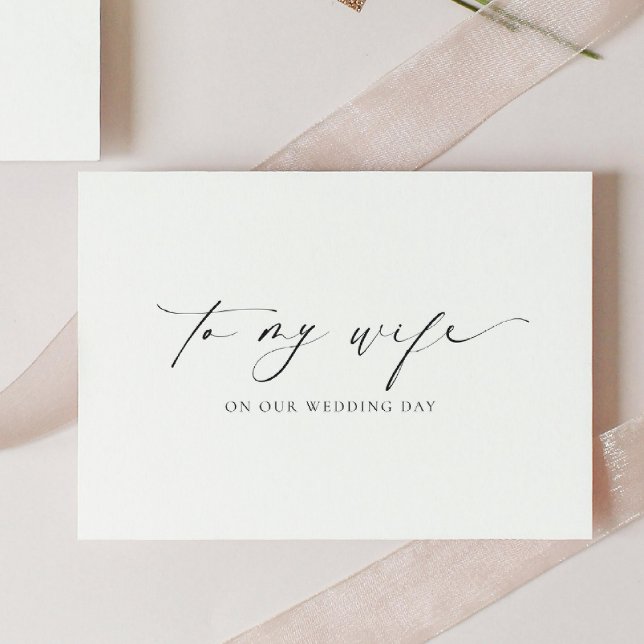 Ellesmere To My Wife Wedding Day Card (Creator Uploaded)