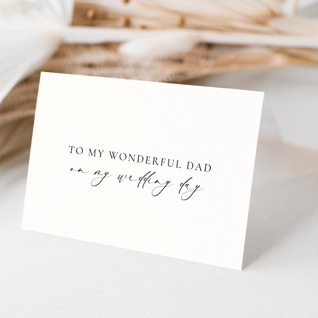 Ellesmere To My Wonderful Dad Wedding Day Card (Creator Uploaded)