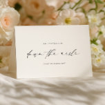 Ellesmere Walk Me Down The Aisle Proposal Card<br><div class="desc">This Ellesmere wedding card features a modern minimalist design on a white background for a clean and simple look. The script heading is an image that cannot be edited. All of the other text is fully editable. For more advanced customisation of this design, simply select the "Customise It" button above....</div>