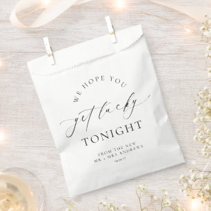 Ellesmere We Hope You Get Lucky Lotto Wedding Favour Bag