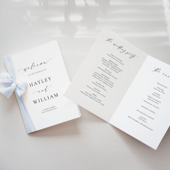 Ellesmere Wedding Ceremony Program (Creator Uploaded)