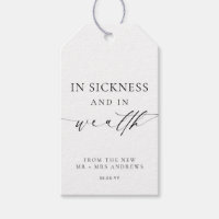 EllesmereIn Sickness and Wealth Lottery Wedding