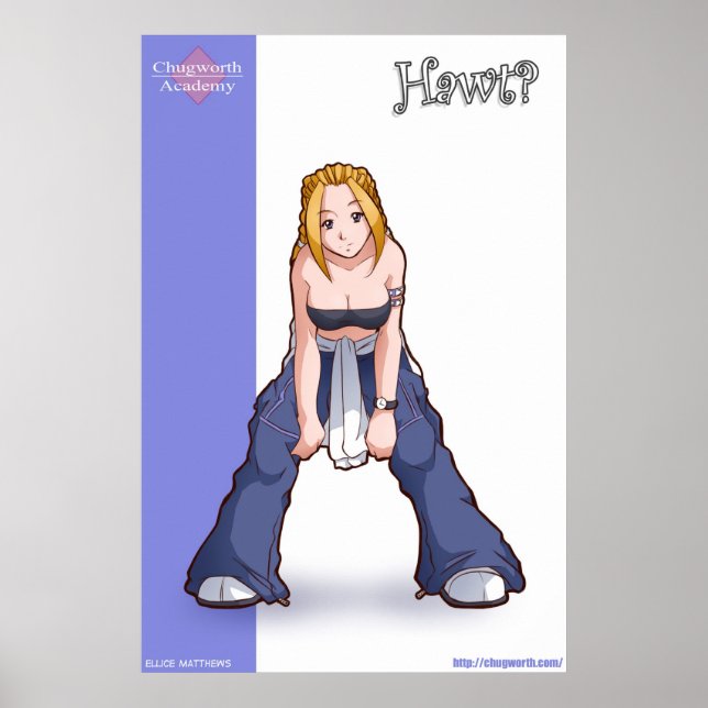 Ellice Matthews: Hawt? Poster (Front)