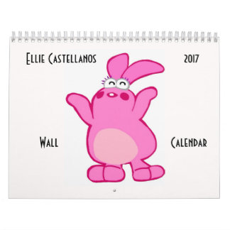 Ellie Castellanos 2017 Wall Calendar