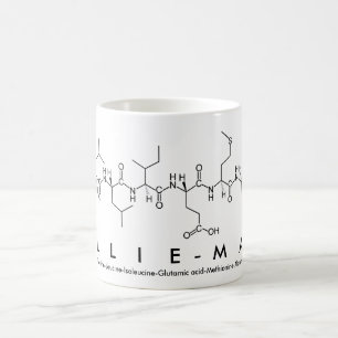 Ellie-Mae peptide name mug