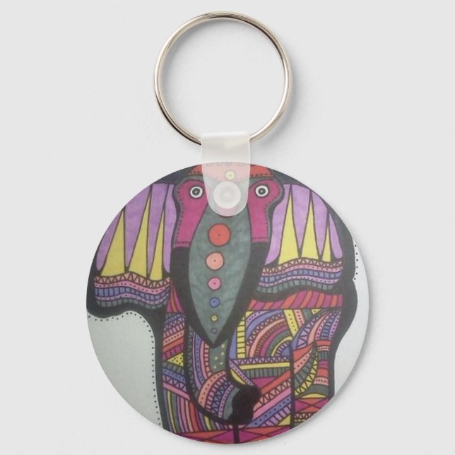 Ellie-Phant Key Ring (Front)