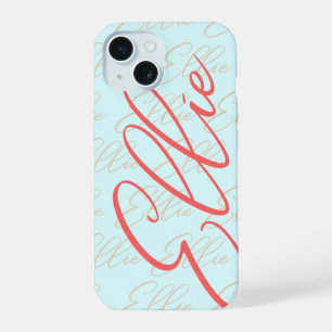 Ellie Repeating Name Pattern  iPhone 15 Case