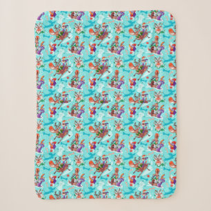 Ellie the Wienerdog® Holiday Sherpa Blanket