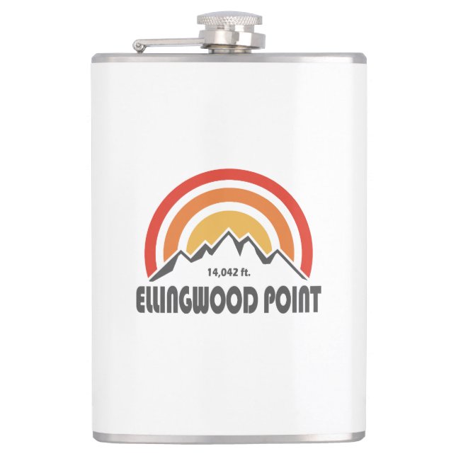 Ellingwood Point Hip Flask (Front)
