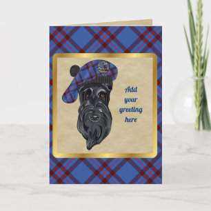 Elliot Badge & Tartan Personalised Card