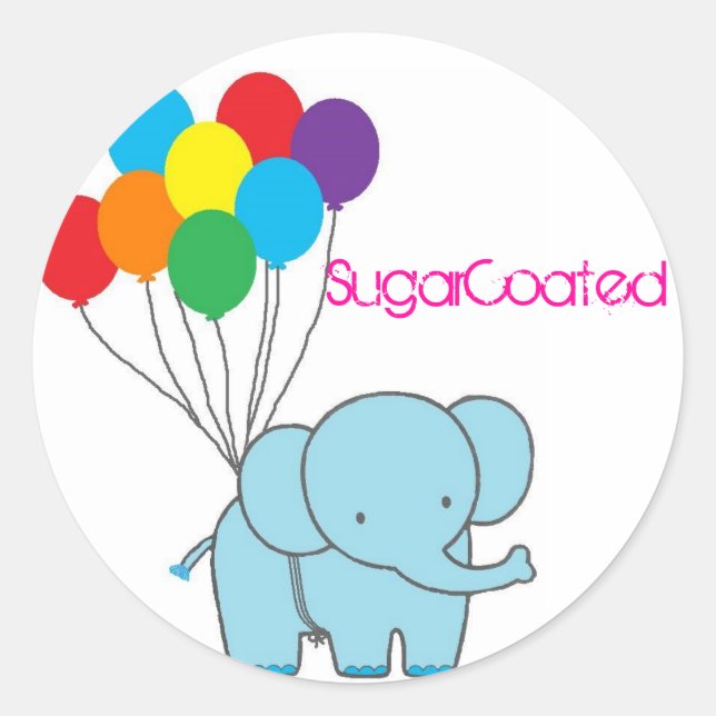 Elliot Balloon Stickers (Front)