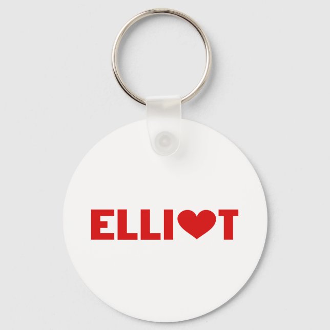 Elliot Love Key Ring (Front)